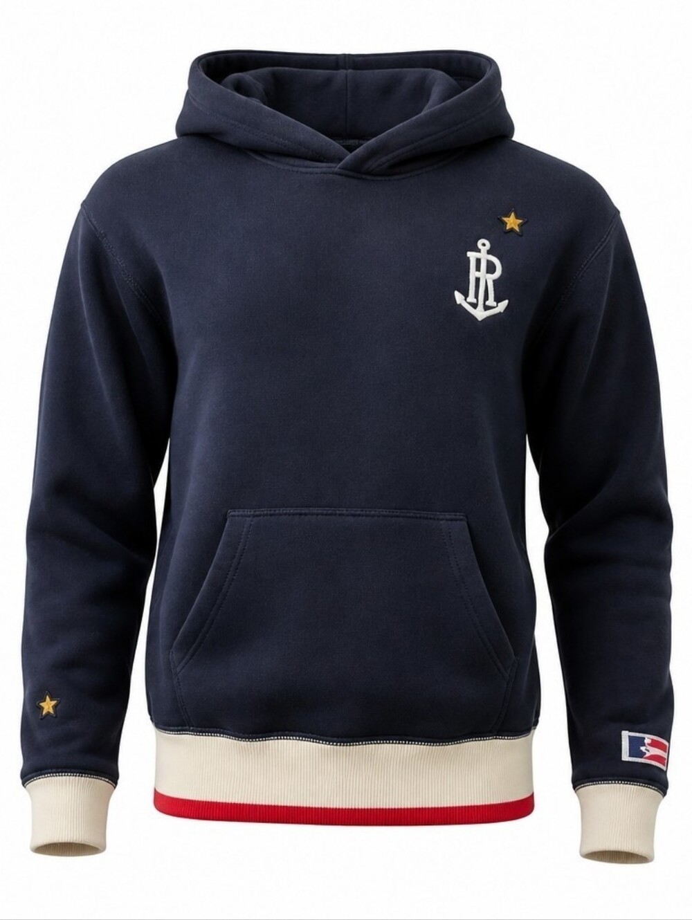 Polo Ralph Lauren Navy Anchor Patch Hoodie